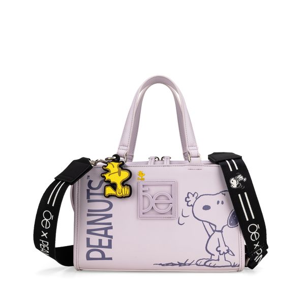 

Bolsa Satchel Chica Peanuts x Oe color Lila Talla: Unico