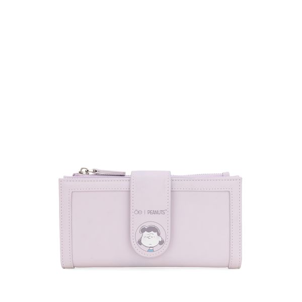

Cartera Grande Flap Peanuts x Oe color Lila Talla: Unico
