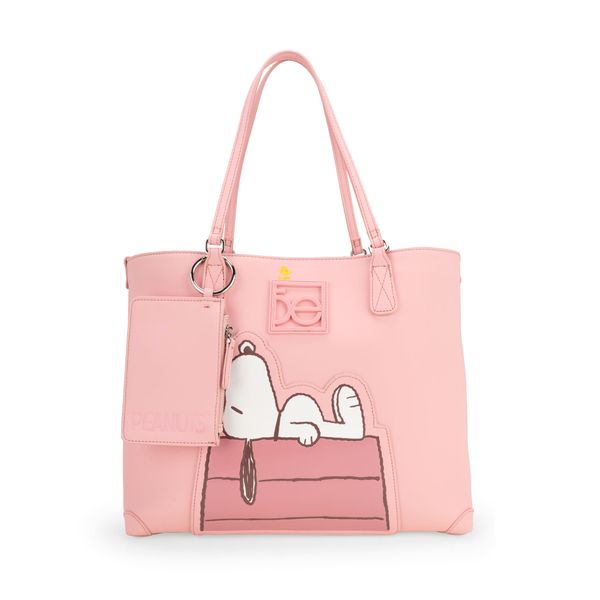 

Bolsa Tote Grande con Monedero Peanuts x Oe color Rosa Talla: Unico