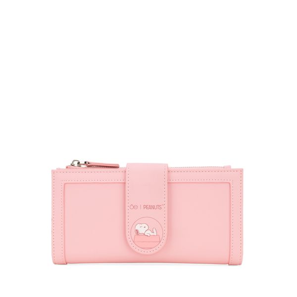 

Cartera Grande Flap Peanuts x Oe color Rosa Talla: Unico