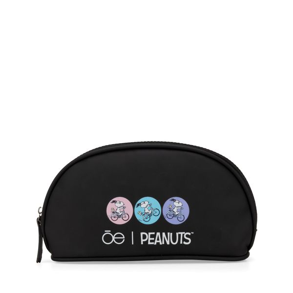 

Cosmetiquera Mediana Peanuts x Oe color Negro Talla: Unico