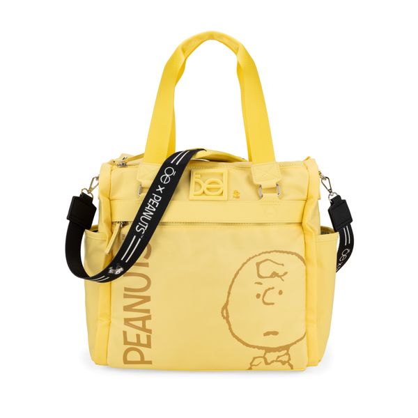 

Pañalera Tote Nylon Peanuts x Oe color Amarillo Talla: Unico