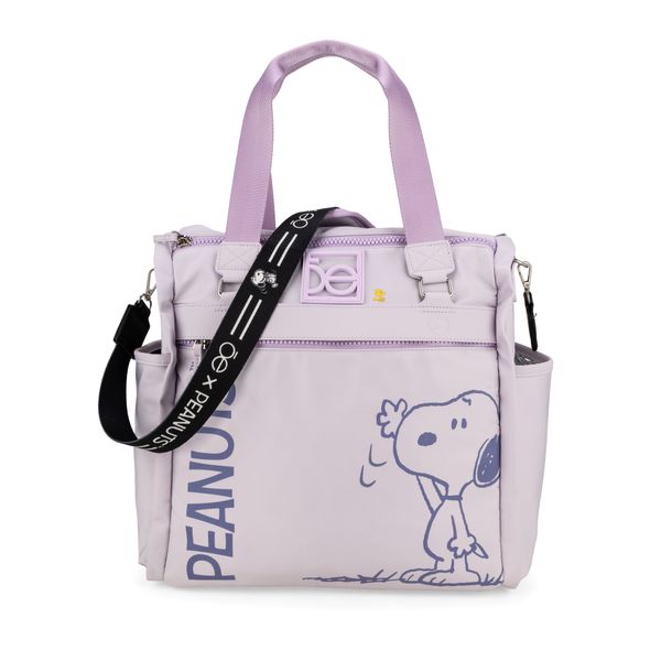 

Pañalera Tote Nylon Peanuts x Oe color Lila Talla: Unico