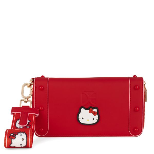 

Cartera Grande Cierre Doble Oe x Hello Kitty color Rojo Talla: Unico