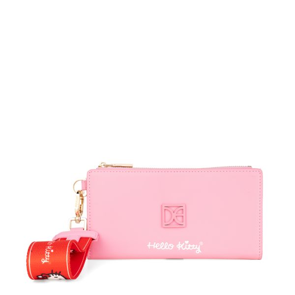 

Cartera Flap Grande Oe x Hello Kitty Con Maneral color Rosa Talla: Unico