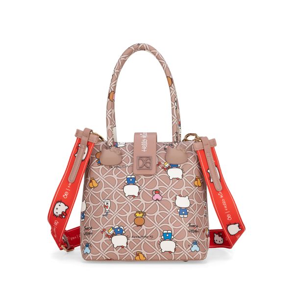 

Bolsa Satchel Mediana Oe x Hello Kitty Multicolor Talla: Unico
