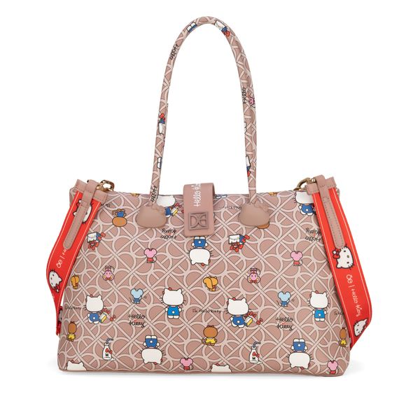 

Bolsa Satchel Grande Oe x Hello Kitty Multicolor Talla: Unico