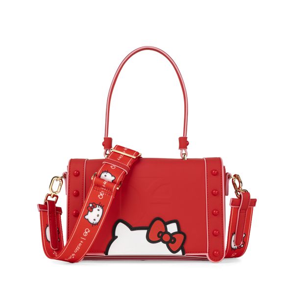 

Bolsa Satchel Mediana Oe x Hello Kitty color Rojo Talla: Unica