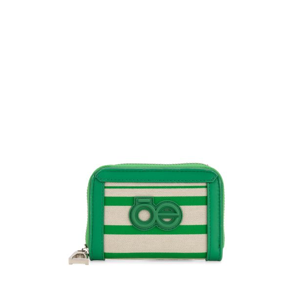 

Cartera Chica Cierre Sencillo Con Color Verde Talla: Unico