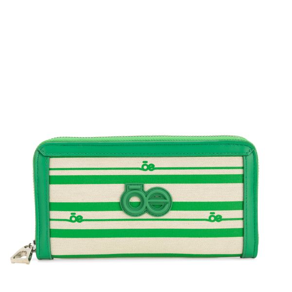 

Cartera Grande Cierre Sencillo Color Verde Talla: Unico
