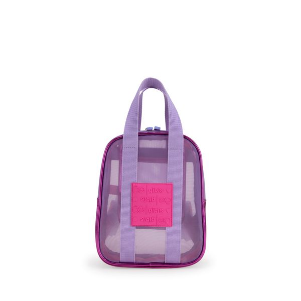

Mochila Chica Con Rubber De Monograma Color Lila Talla: Unico