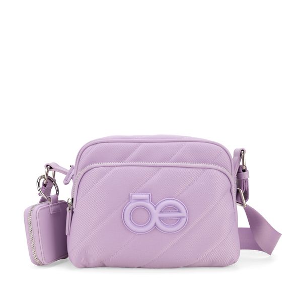 

Bolsa Crossbody Chica Con Monedero Desprendible Color Lila Talla: Unico