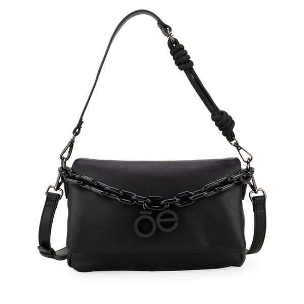 

Bolsa Crossbody Chica Con Cadena Acrílica Color Negro Talla: Unico