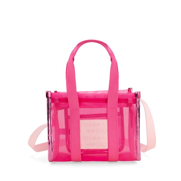 

Bolsa Tote Mediana Con Rubber De Monograma Color Magenta Talla: Unico