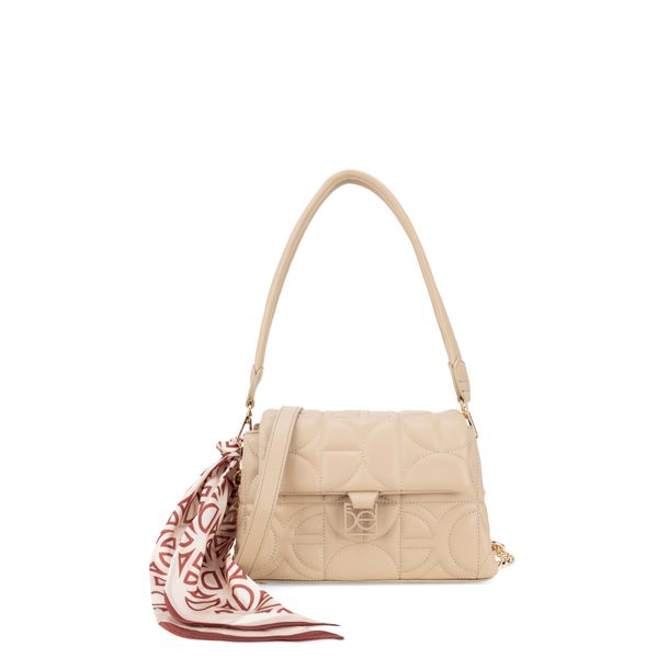

Bolsa Crossbody Chica Con Mascada Color Beige Talla: Unico
