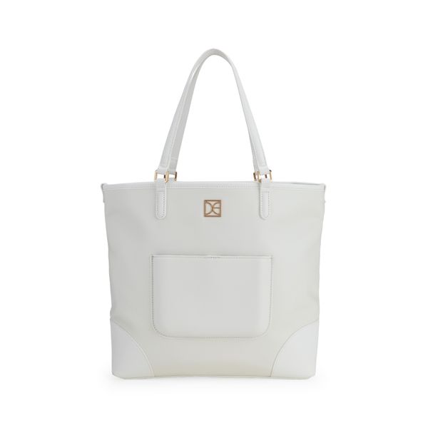 

Bolsa Tote 2 En 1 Maxi Con Pouch Color Blanco Talla: Unico