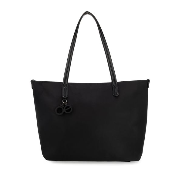 

Bolsa Tote Maxi Con Charm Color Negro Talla: Unico