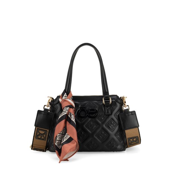 

Bolsa Croosbody Chica Con Mascada Color Negro Talla: Unico