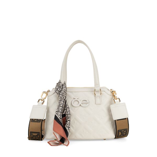 

Bolsa Croosbody Chica Con Mascada Color Blanco Talla: Unico