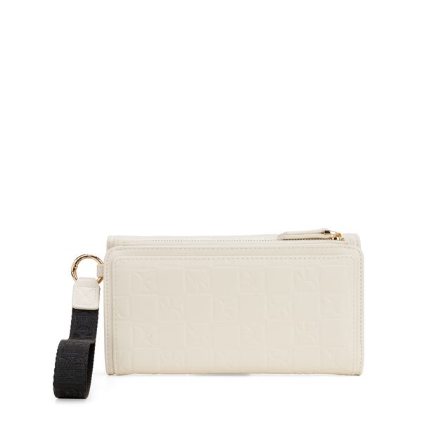 

Cartera Flap Chica Con Maneral Color Beige Talla: Unico