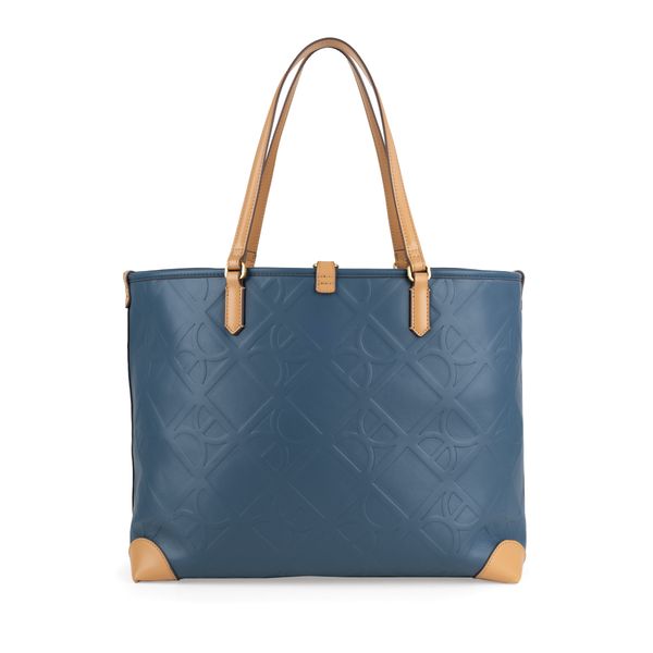 

Bolsa Tote Grande Con Pouch Color Azul Talla: Unico