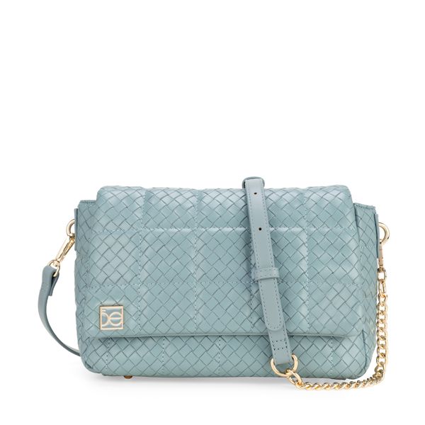 

Bolsa Crossbody Tejido Chica Color Celeste Talla: Unico