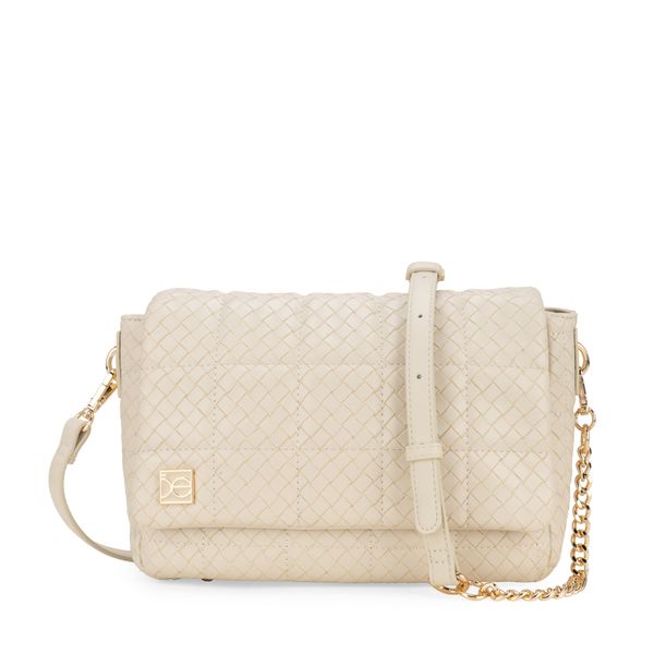 

Bolsa Crossbody Tejido Chica Color Beige Talla: Unico