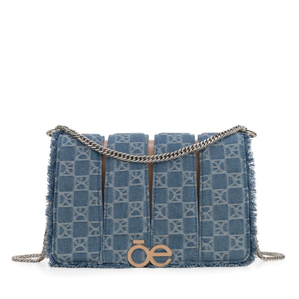 

Bolsa Briefcase Chica Asa De Cadena Color Azul Talla: Unico