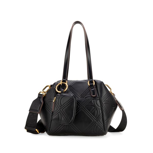 

Bolsa Satchel Mediana Con Monedero Color Negro Talla: Unico
