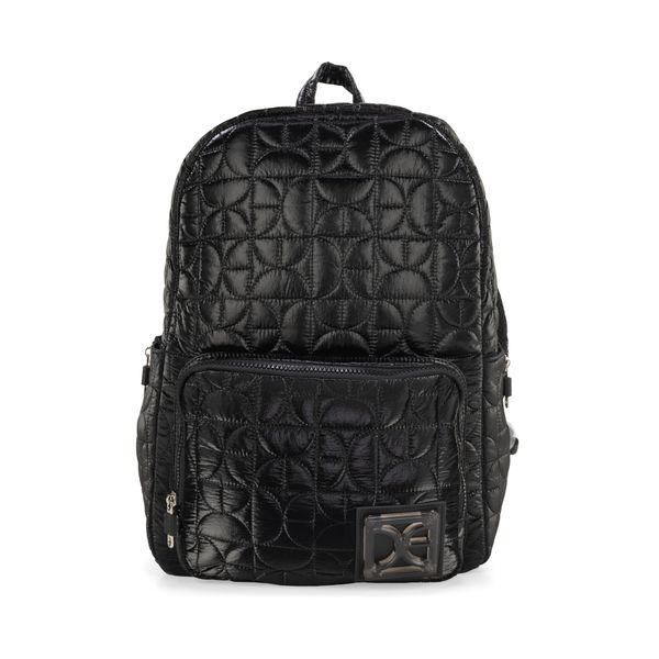 

Pañalera Mochila Acolchada Con Accesorios Color Negro Talla: Unico