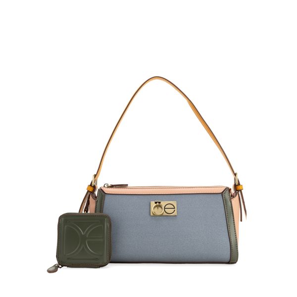 

Lady Bag Con Monedero Color Azul Talla: Unico