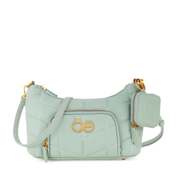 

Bolsa Crossbody Grande Con Monedero Color Verde Talla: Unico