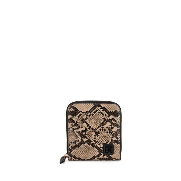 

Cartera Mediana Cierre Sencillo Color Beige Talla: Unico