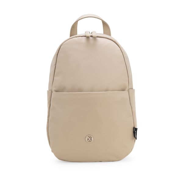 

Mochila Grande Con Herraje De Monograma Color Fango Talla: Unico