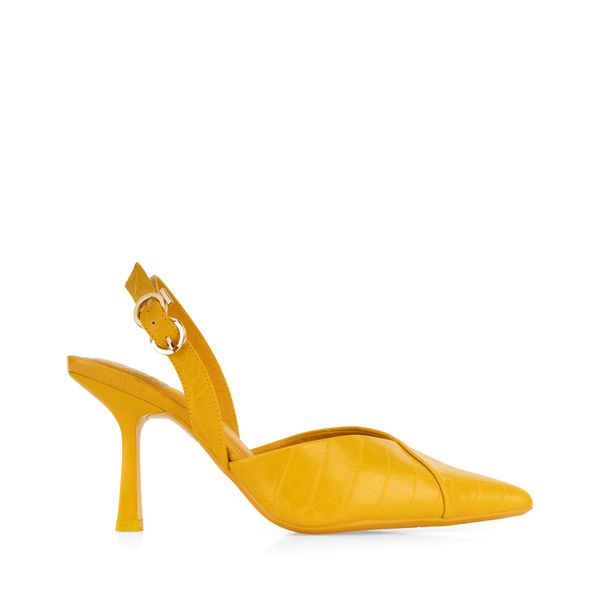 

Zapatilla Punta Triangular Color Amarillo Talla: 23