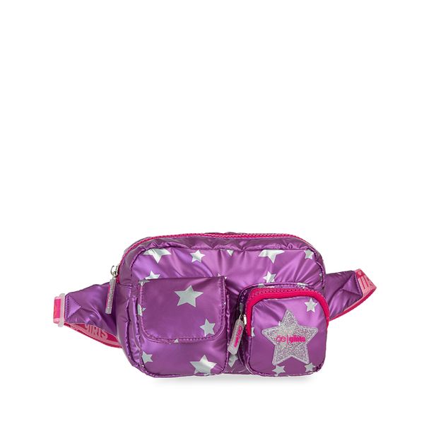 

Cangurera Para Niñas Estampado Estrellas Color Morado Talla: Unico