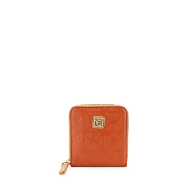 

Cartera Mediana Cierre Sencillo Color Naranja Talla: Unico