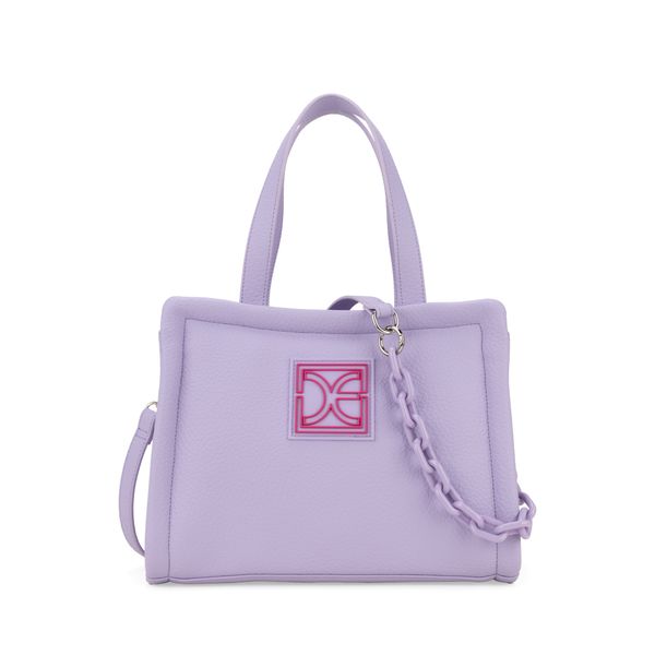 

Bolsa Tote Mediana con Rubber de Monograma color Lila Talla: Unico