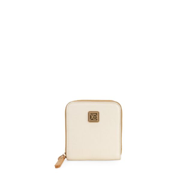 

Cartera Mediana Cierre Sencillo Color Blanco Talla: Unico