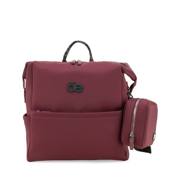 

Mochila Mediana Porta Laptop 14 Plg Color Tinto Talla: 14 Plg