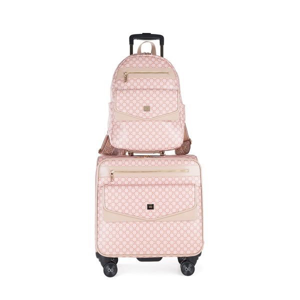 

Set De Viaje Chico De Cabina Porta Laptop Color Nude Talla: Unico