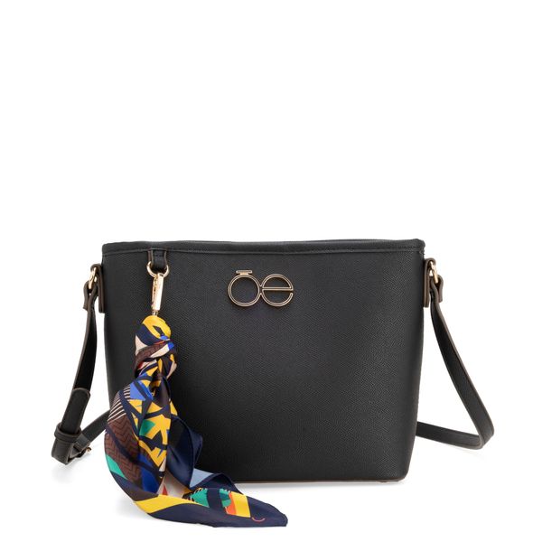

Bolsa Croosbody Chica Con Mascada Color Negro Talla: Unico